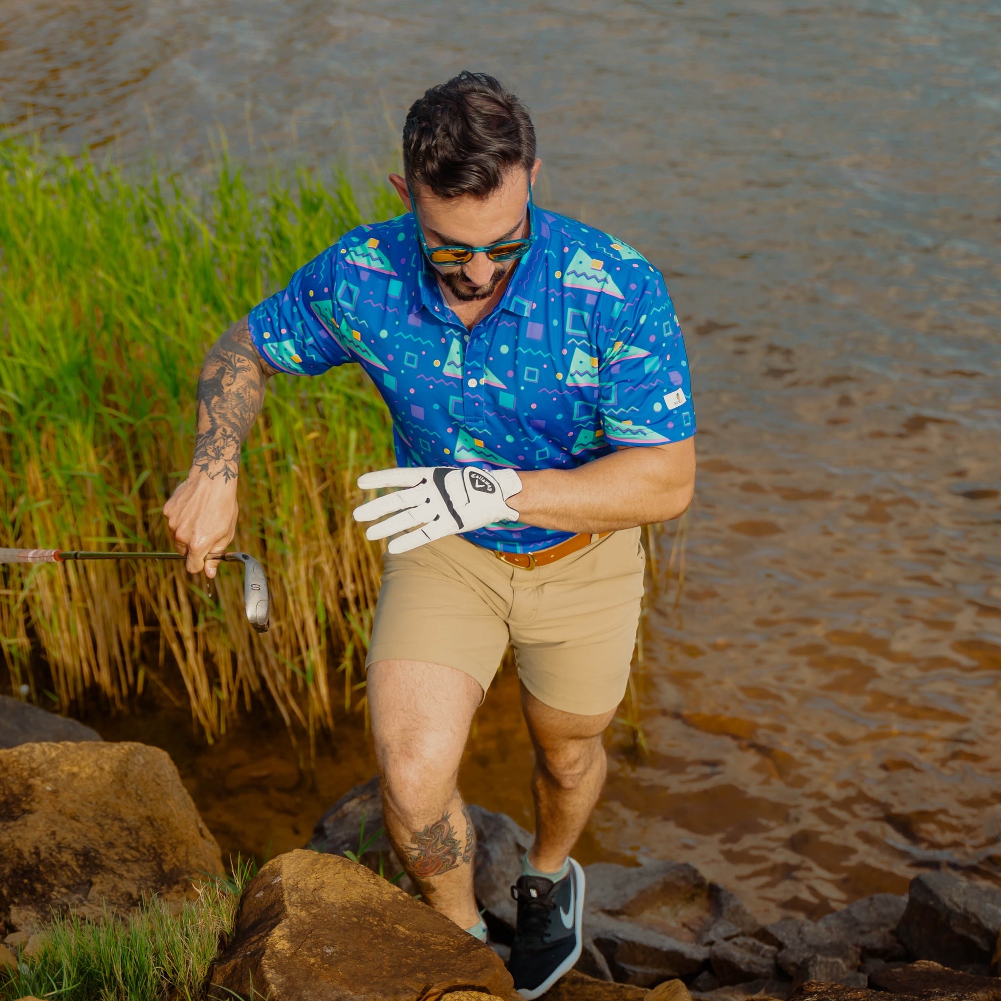 For the birds fun mens golf apparel. Cheap golf shirts with quality that can’t be beat