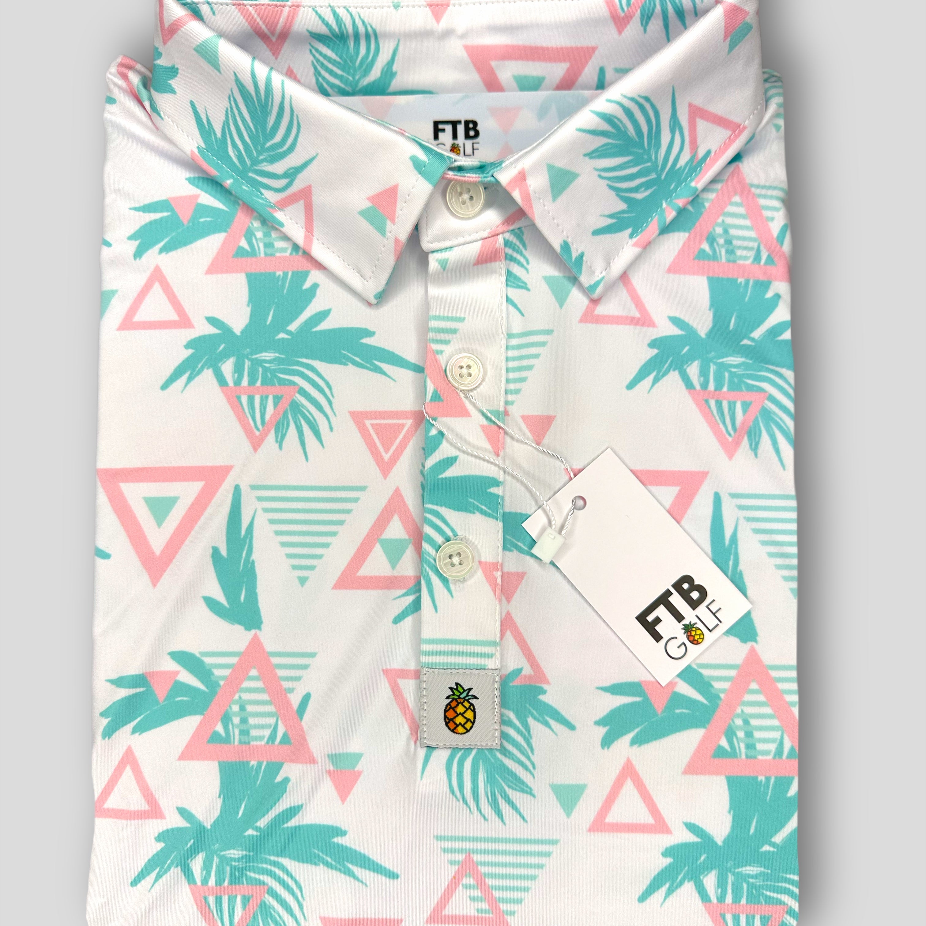 Men’s FTB tropical golf polo