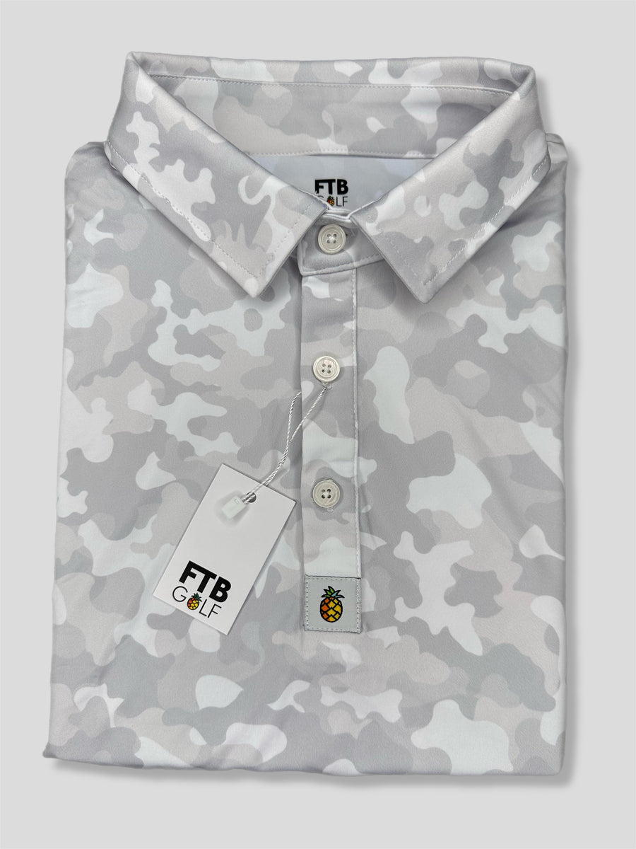 Camo Golf Polos Fun Golf Apparel FTB Golf