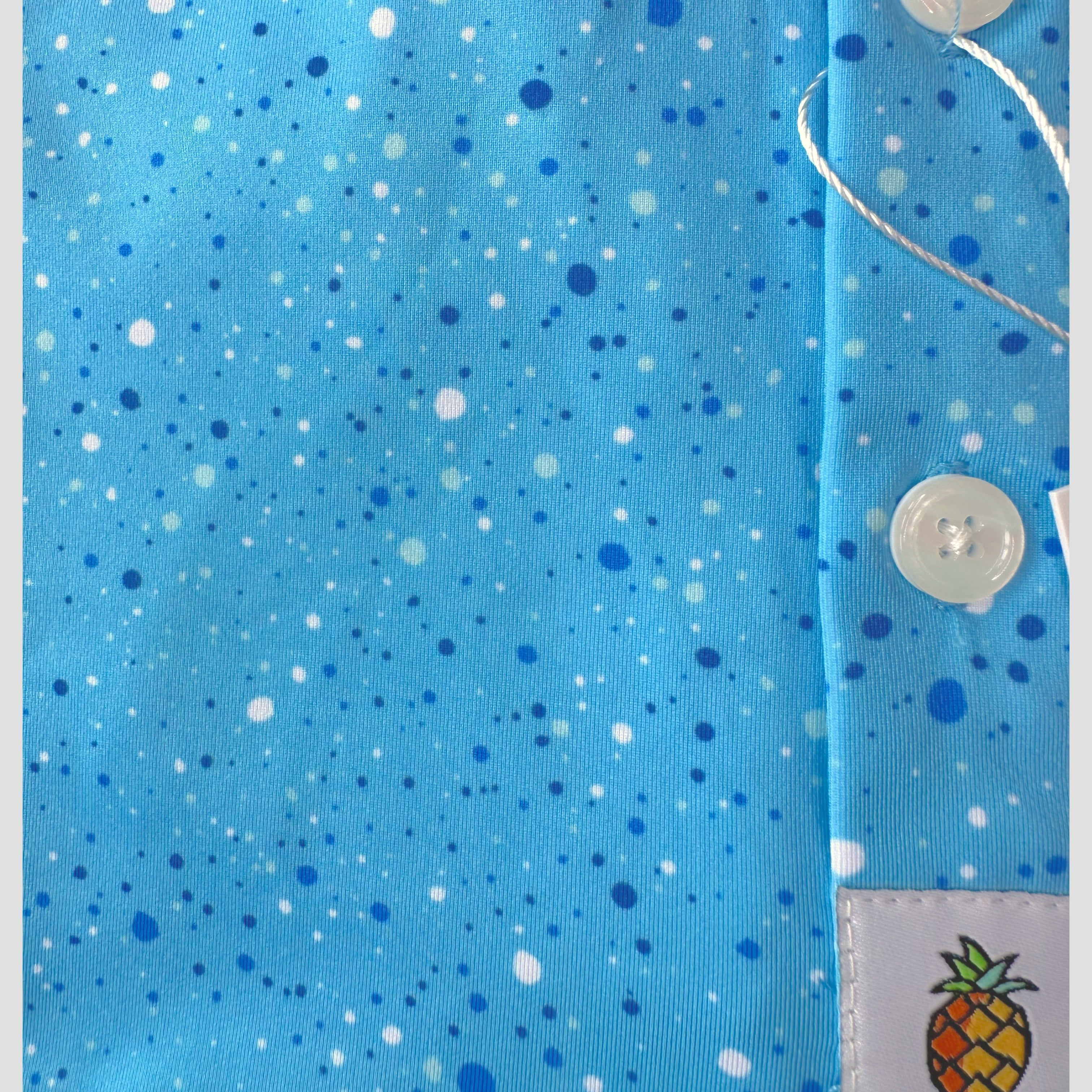 for rhe birds fun golf polo drip pattern