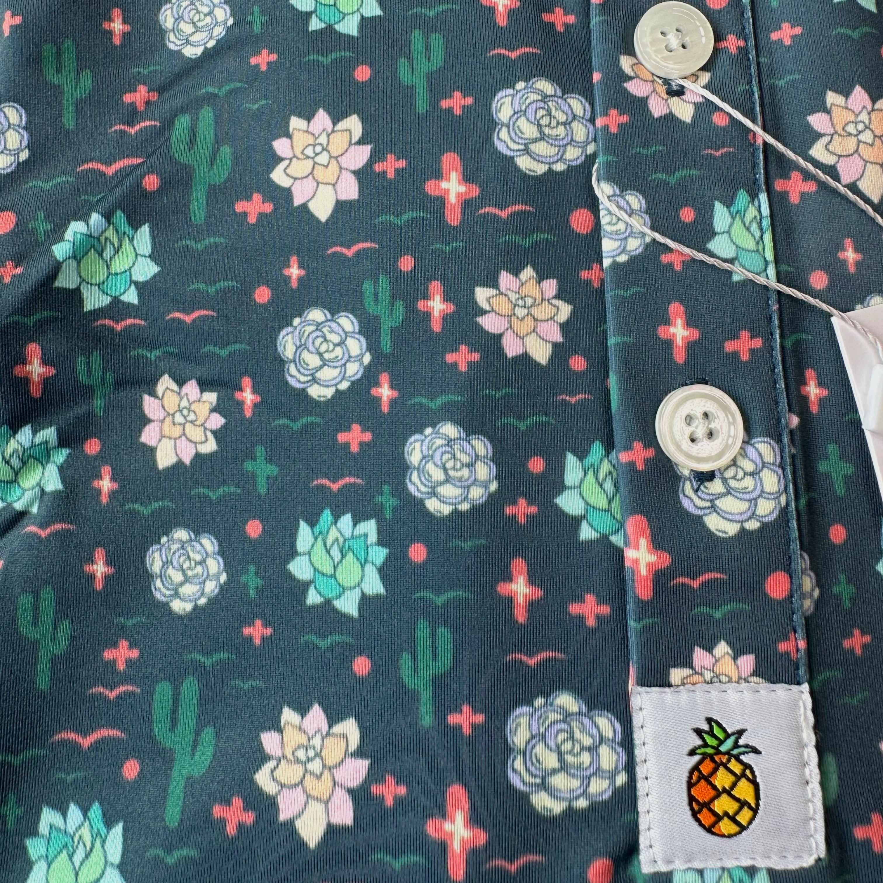 ftb golf fun desert cactus golf polo