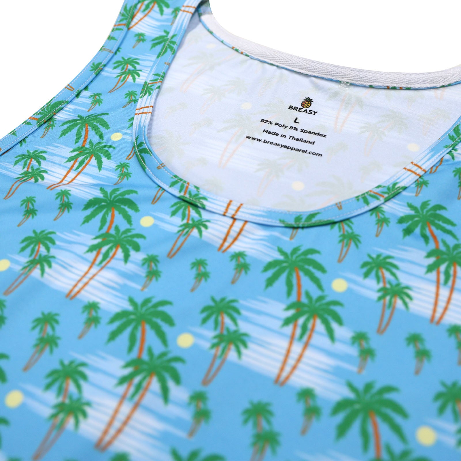 island breeze palm tree tank top hawaiian breasy apparel
