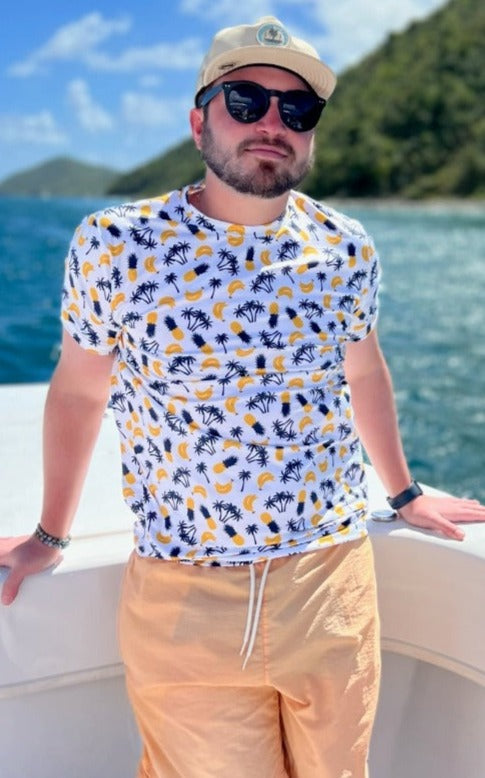 breasy apparel banana pineapple shirt