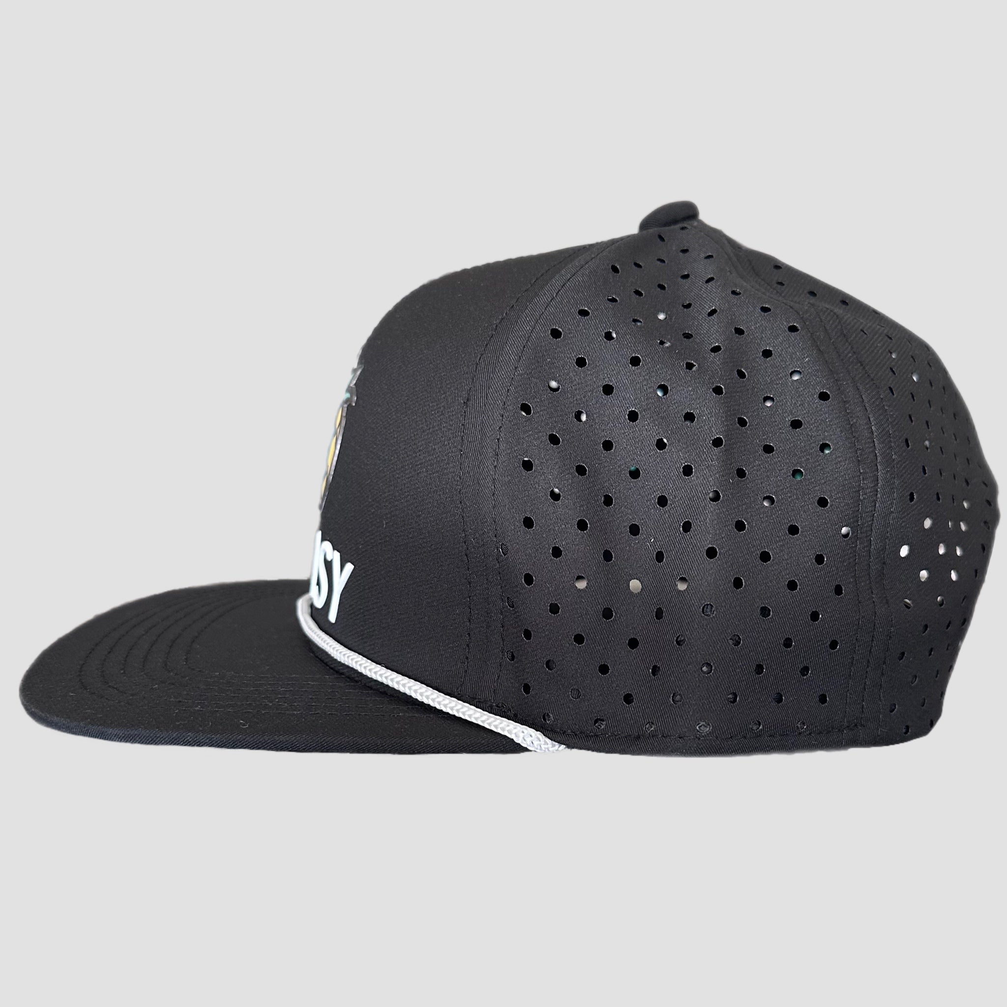 fun golf hat with pineapple on it.