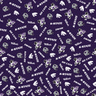 Kansa state wildcats gameday purple polo with Willie the wildcat, the powercat, EMAW, and KState logos. 