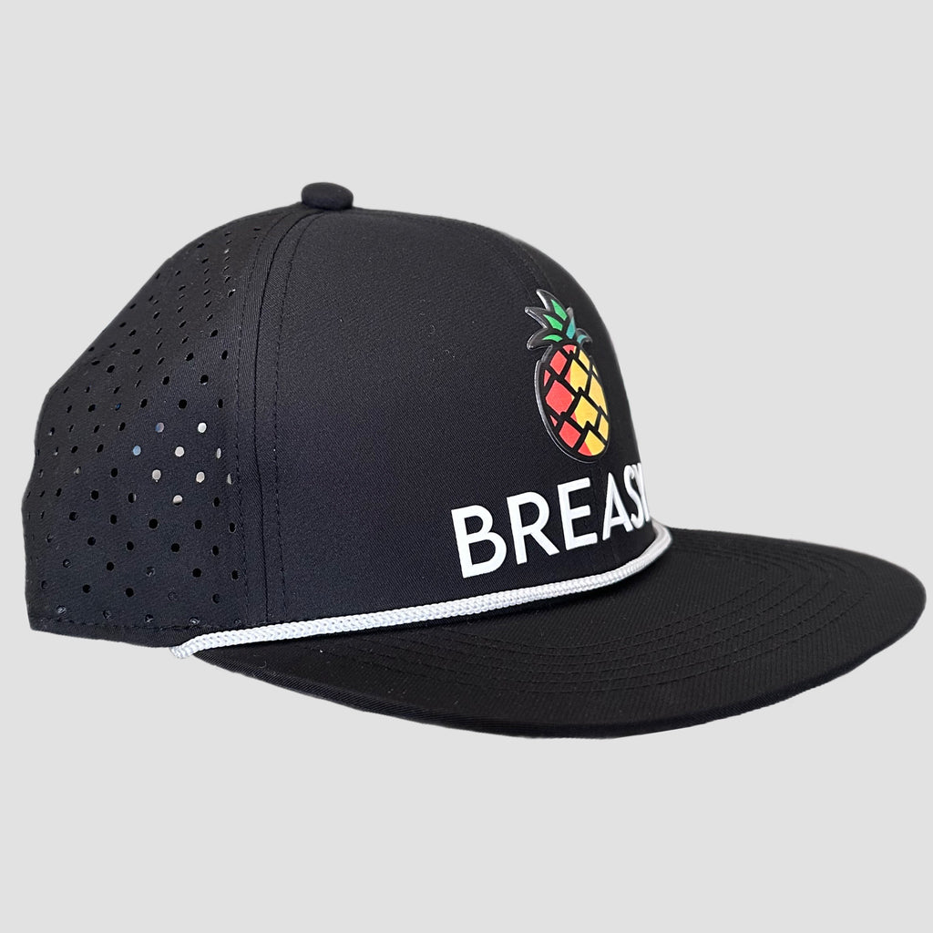 Fun Golf apparel with Breasy pineapple hat